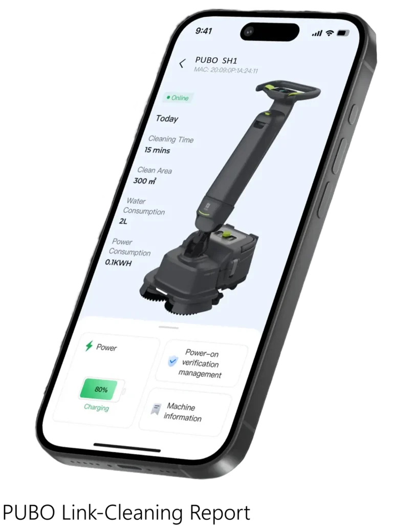 PUDU puhastusroboti äpp